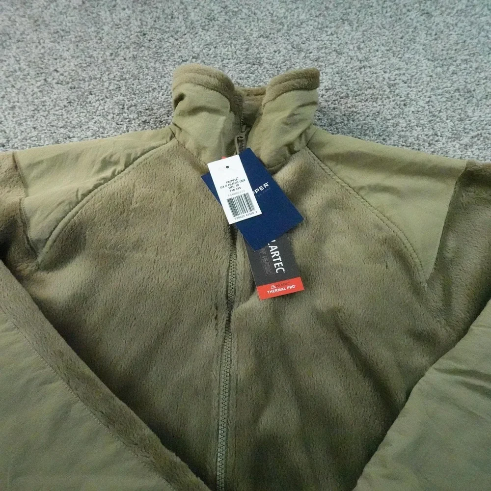 NEW Propper Jacket Mens S Brown Fleece Gen III Polartec Liner Army Cold Weather